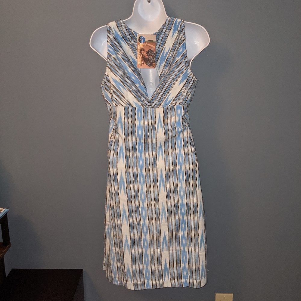 NWT Kavu Linen Midi Dress with Open Back - Picture 2 of 5